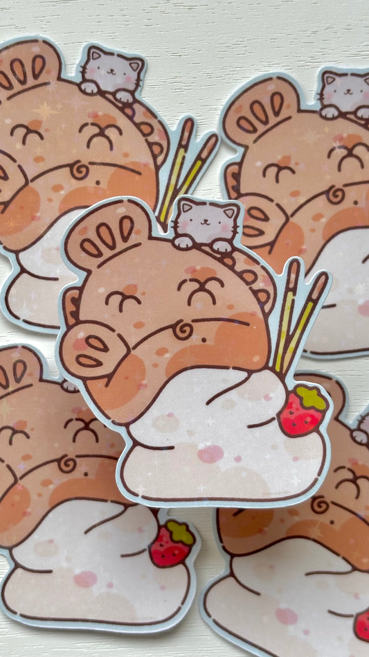 Taiyaki cat sticker