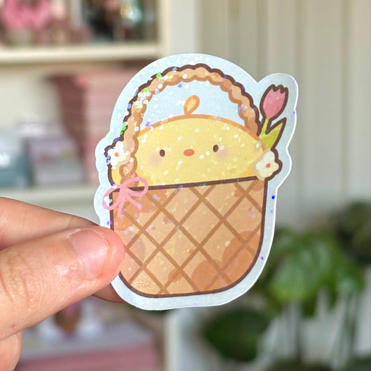 Spring Noy holographic sticker