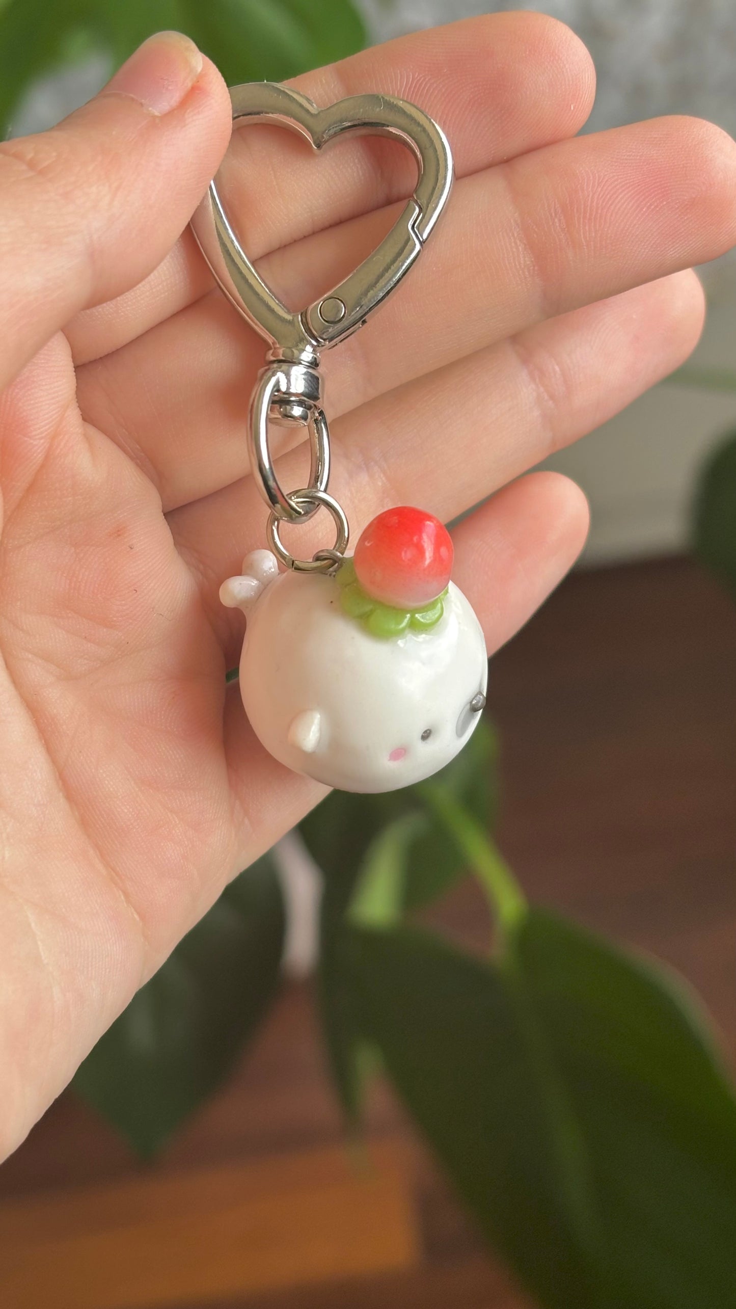 Strawberry Seal Keychain