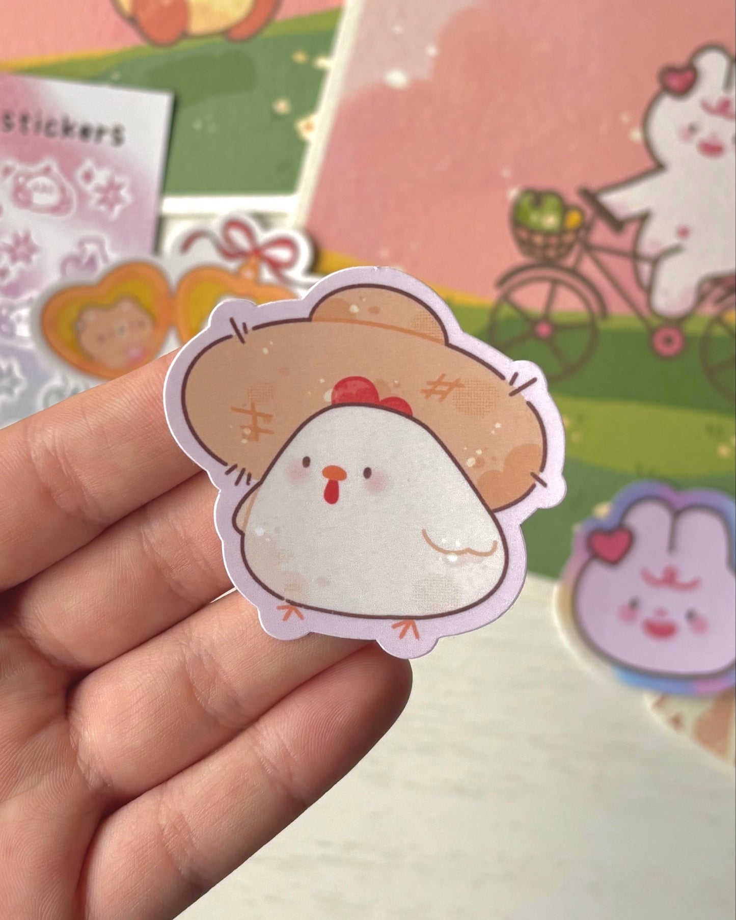 Farmer Mollie sticker
