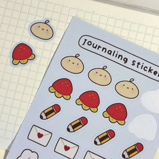 Journaling sticker sheet