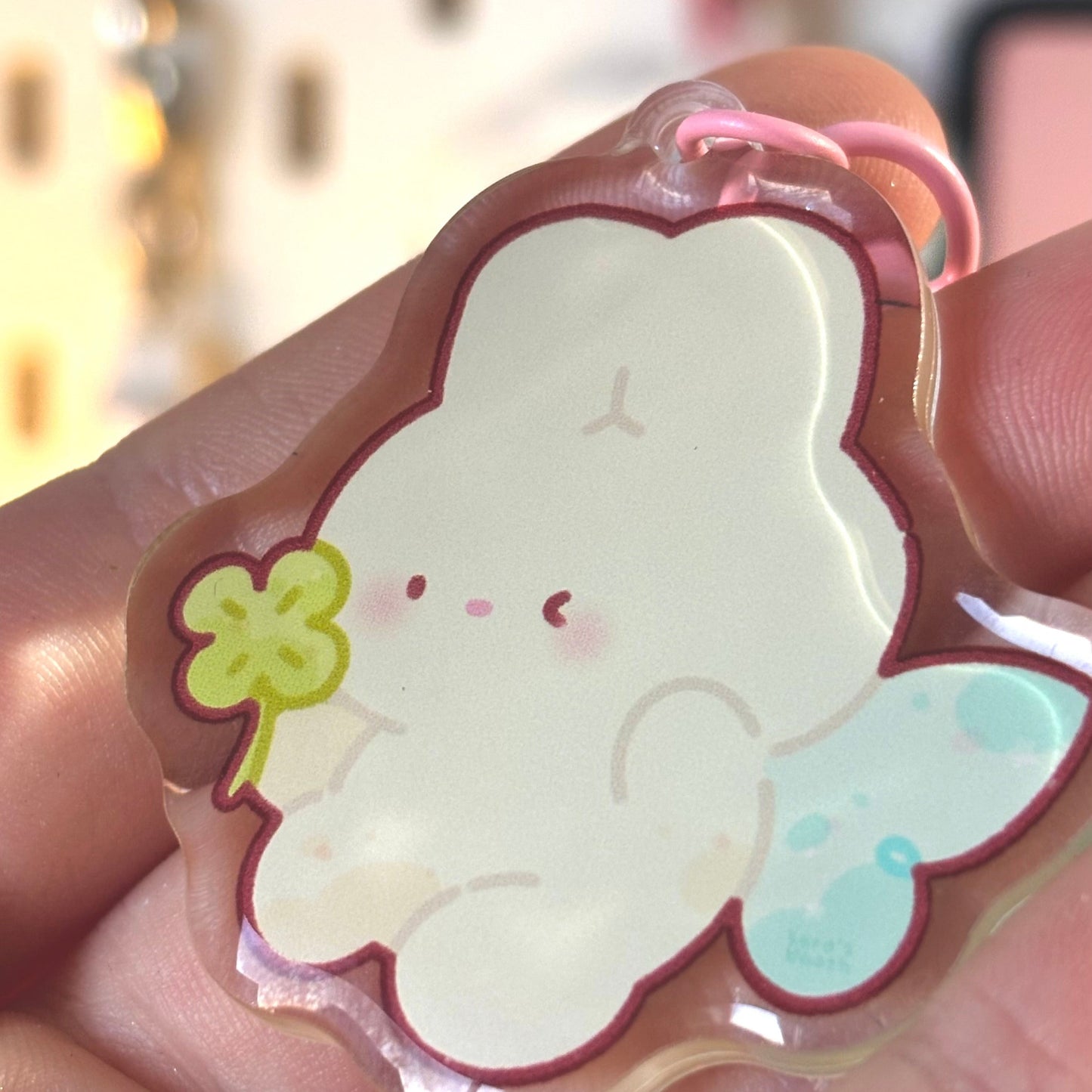 Lucky Mel acrylic keychain