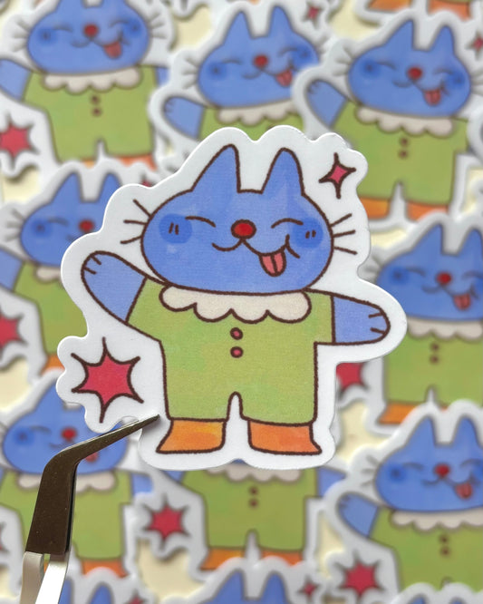 Clown Cat sticker