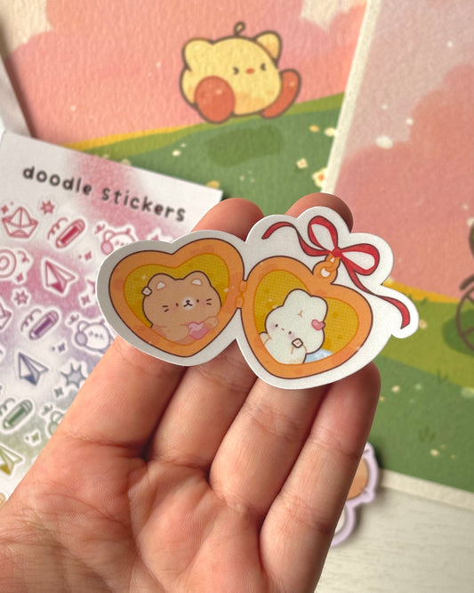 Locket sticker